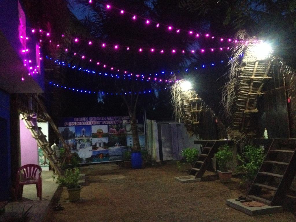 Edan Beach Cottage Pondicherry Exterior foto