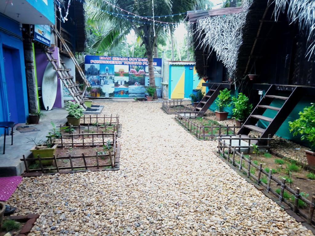 Edan Beach Cottage Pondicherry Exterior foto